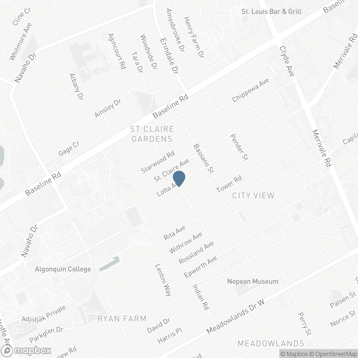 93 LOTTA AVENUE, Ottawa, Ontario K2G 2B8
